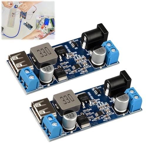 2Pack 24V/12V to 5V 5A Power Buck Converter 12V to 5V DC-DC Power Down
