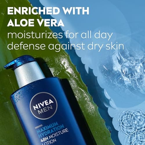 Nivea For Men Maximum Hydration Nourising Lotion for Dry Skin, 16.9 Ounce — view 6