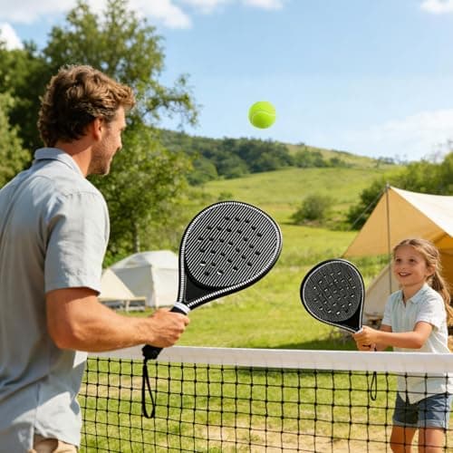Pickleball Racket Carbon Fiber Portable Non-Slip Ergonomic Paddle — view 2