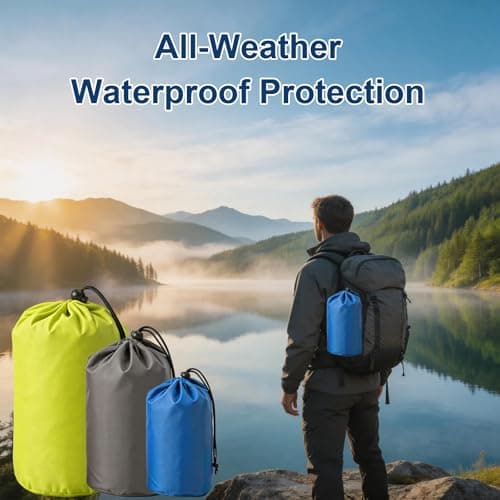 Apcodino 3PCS Stuff Sack Waterproof Outdoor Small Items Storage Stuff Bag — view 6