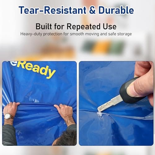MoveReady Single Mattress Cover for Moving, Mattress Storage Bag — view 5