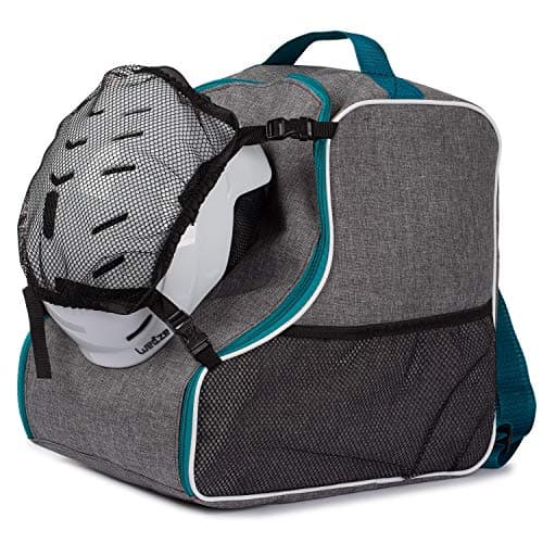Ferocity SKI SNOWBOARD BOOT BAG Cover for ski boots with Removable mesh pocket Len Turquoise with Mesh [054]