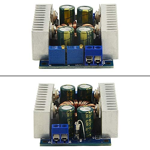 BGTXINGI 8A DC-DC High-Power Buck Boost Converter Module Adjustable Constant Voltage Constant Current Power Module Charging LED Drive with Short Circuit Protection — view 3