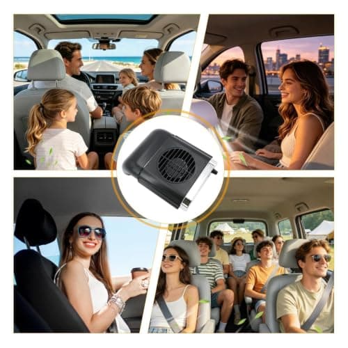 Car Seat Fan Wireless USB Charging — view 5