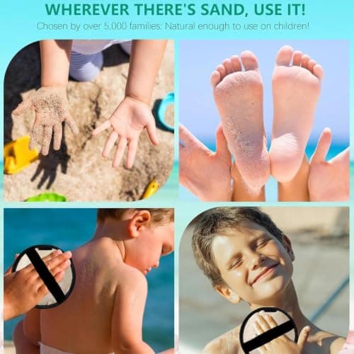 Sand Remover for Beach Reusable Waterless with Carabiner Clip — view 5