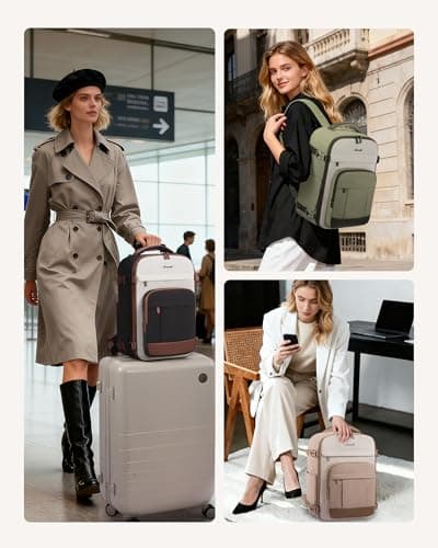 LOVEVOOK Ryanair Cabin Bags 40x30x20 Underseat Backpack, Carry On Bag — view 2