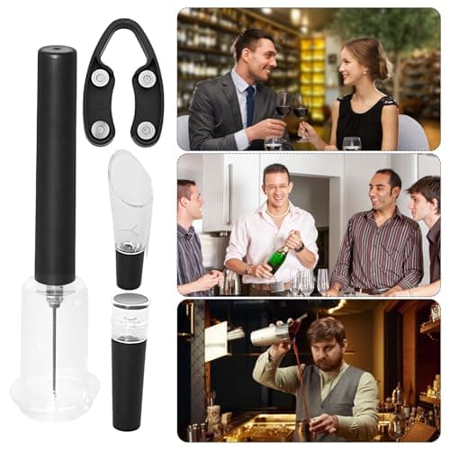 Air Pressure Wine Bottle Opener Aerator Corkscrew — view 6