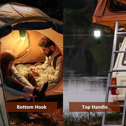 Lepro Camping Lantern Battery Powered, Small Camping Tent Lights, Pack of 2 — view 4