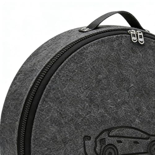 EV Charger Cable Bag Weatherproof Felt Vehicle Charging Cord Pouch — view 6