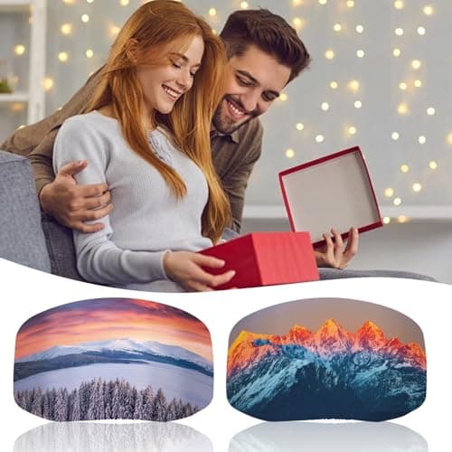 BSITSSS 2 Pcs Ski Goggle Protector Cover, Protective Goggle Cover Portable, Ski Goggle Cover Sleeve Anti-Scratch, Fashion Ski Goggles Protective Cover, Ideal for Travel and Après-ski — view 6