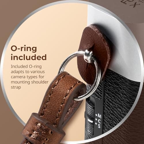 SMALLRIG Universal Leather Camera Shoulder Strap for DSLR Camera, Adjustable 100 to 110cm (39 to 43in), Max Load 10kg (22lb), Ergonomic Shoulder Support for Travel/Vlogging (Brown) - 5209 — view 6