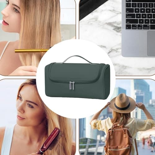 zwxqe Hair Dryer Bag, Travel Organizer for Hair Dryer, Curling Iron & Accessories, Waterproof, Dustproof, Portable, Unisex-Adult — view 6