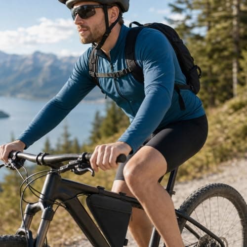 IAndhy Bike Bag, 2 pcs Bike Frame Bag, Bicycle Bag for Mountain Biking and Commuting, Water-Resistant Frame Bag Set for Cyclists, Bike Bags for Frame Storage Solution — view 6