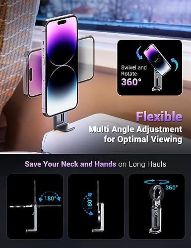 PROfezzion 2-Pack Magnetic Airplane Phone Holder Plane Mount for MagSafe — view 4