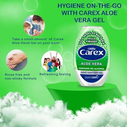 Katsy Style Hand Sanitiser Gel - Antibacterial, Aloe Vera, Gel Form - 50ml Bottle, Pack of 4 - Personal Hygiene Solution for Hands — view 3