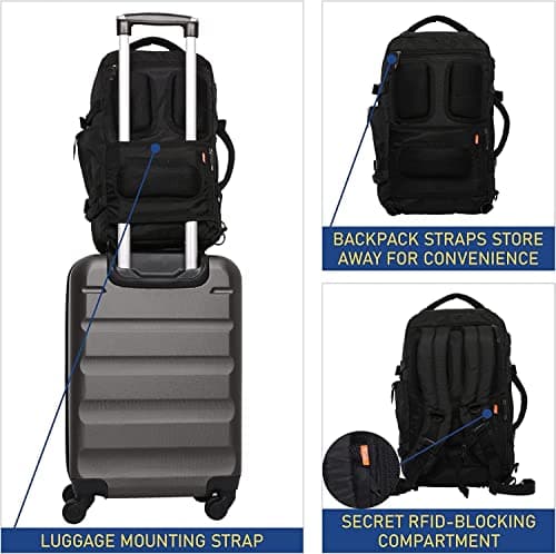 Aerolite Premium 40x20x25cm Ryanair Under Seat Backpack, Set of 2 — view 5