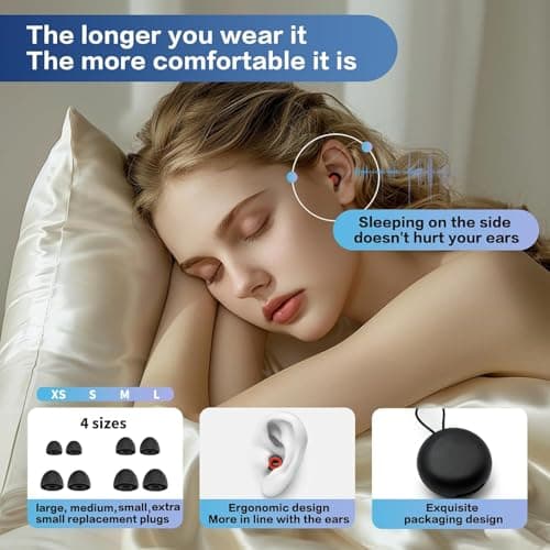 1 Pair Motorcycle Ear Plugs – 27dB Noise Reduction for Wind & Engine Noise, Reusable Soft Silicone Earplugs for Riding, Outdoor Sports, Sleep & Travel, Comfortable Hearing Protection for Men & Women — view 2