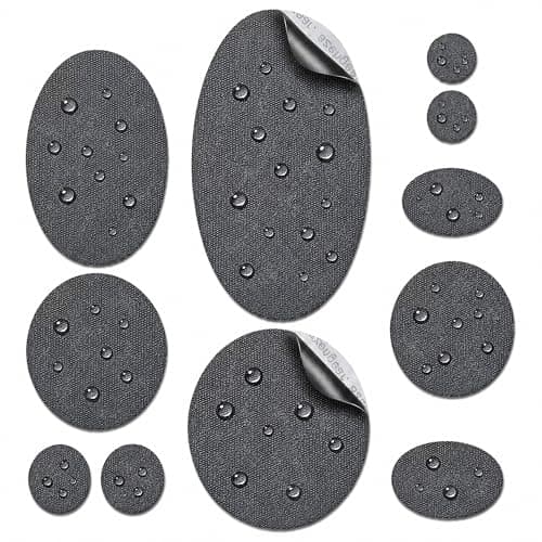 Self-adhesive Repair Patches for Jackets, Tents, Sleeping Bags, Graphite