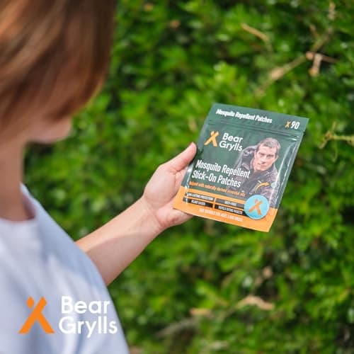 Bear Grylls Mosquito Repellent Patches – Natural Citronella Oil Insect Repellent, 180-Pack – DEET-Free, Long-Lasting Protection for Outdoor Adventures, Travel & Camping — view 2