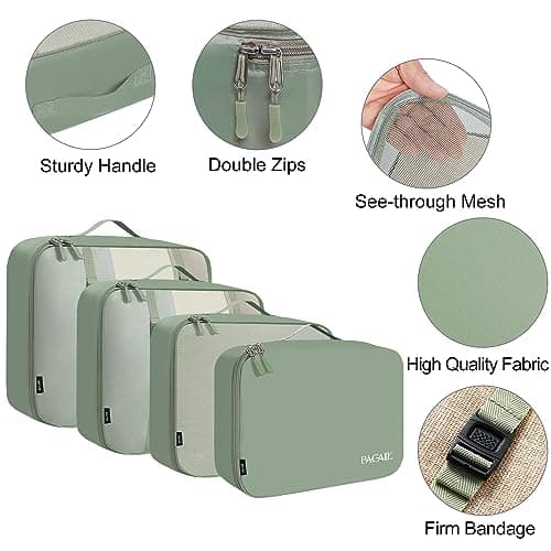 BAGAIL Packing Cubes for Suitcase 8 Set, Lightweight Luggage Packing Organizers Packing Cubes for Travel Accessories — view 4