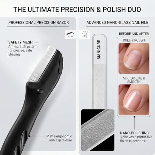 Leipple Manicure Kit Professional Nail Clipper Set-18 Pcs, Black — view 5