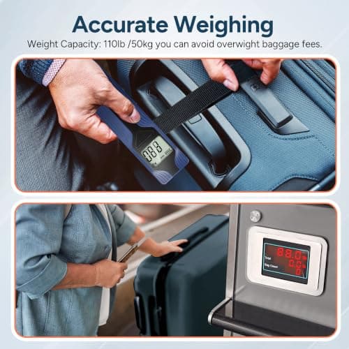 travel inspira Battery-Free Luggage Scale, Suitcase Weighing Scales — view 6