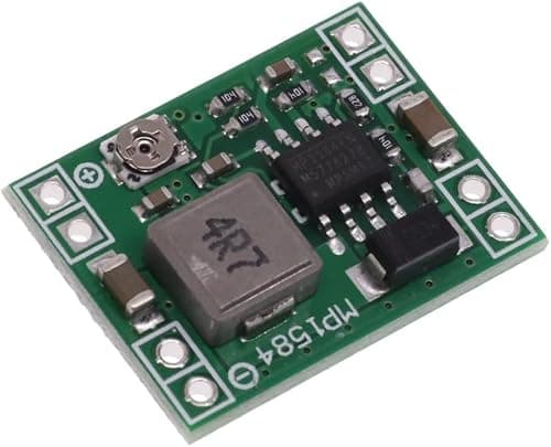 GTIWUNG 10Pack MP1584EN DC-DC 3A Power Downward Adjustable Module Buck Converter 24V to 12V 9V 5V 3V Arduino, Ultra Small DC-DC 4.5-28V to 0.8-20V Step Down Adjustable Converter — view 5