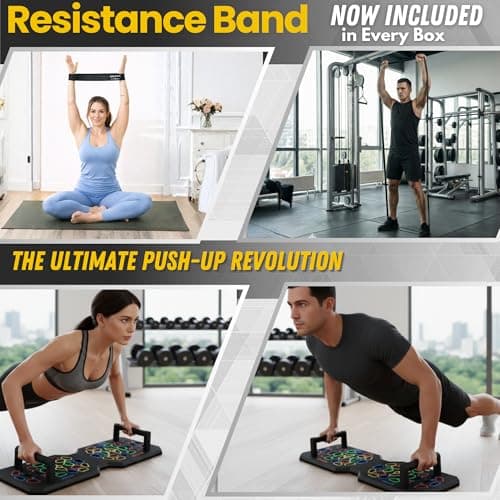 Beast Mode Gear Push Up Board 24 in 1, Resistance Band, Foldable, Home Gym — view 4
