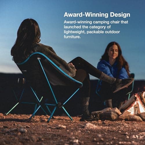 Helinox Chair One Original Lightweight Compact Folding Camping Chair Black/Blue, 0.89kg Outdoor Chairs, Camping Chairs for Adult,Portable Chairs for Outside, Backpacking, Picnic, Adventures — view 4