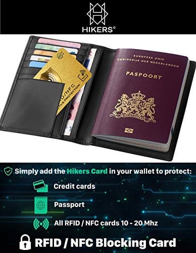3 RFID/NFC Blocking Card - Signal Blocker, Contactless Cards Protection - 1 Card Protects Your Entire Wallet - No Fiddly Sleeves - Wallets & Clip Holders, Walletguard - Safeguard Antispying Safety — view 3