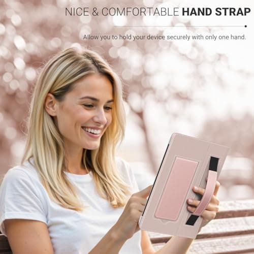 MoKo Case for 6.8,7 Inch Kindle Paperwhite eReaders Tablets, Rose Gold — view 4