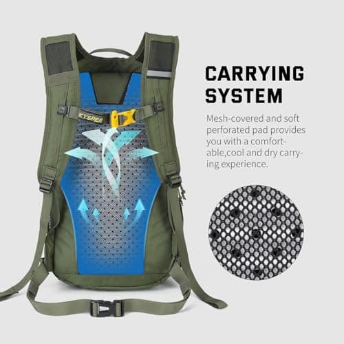 SKYSPER Small Hiking Backpack, 30L Lightweight Travel Backpacks Hiking Daypack Rucksack Women Men for Trekking Backpacking Outdoor Sports — view 3