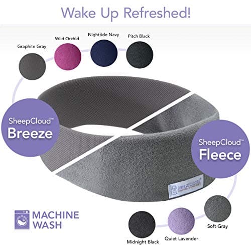 AcousticSheep SleepPhones Classic | Corded Headphones for Sleep, Travel, and More | The Original and Most Comfortable Headphones for Sleeping (Nighttide Navy - Breeze Fabric, Medium) — view 2