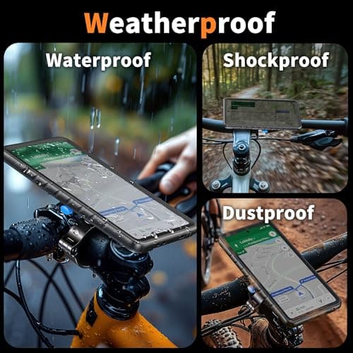 Cozycase IP68 TOP Waterproof Bike Phone Holder For Samsung Galaxy S25 Ultra — view 5
