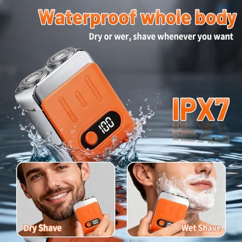 Mini Portable Electric Shaver for Men, 2026 Suitcase-Design Razor — view 3