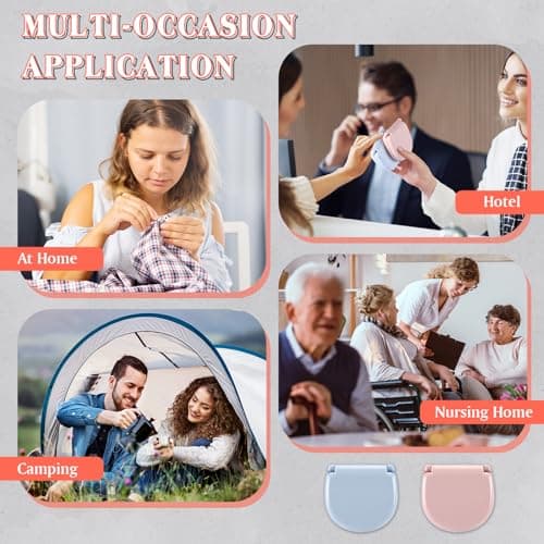 Yuxung 10 Pieces Mini Travel Sewing Kit Basic Portable Emergency Sewing Repair Kit in Bulk with Threads Scissors Hand Sewing Needles for Beginner Traveler Hotel Charity Homeless — view 6