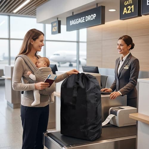 Chicpant 114*39*30 CM Universal Stroller Bag for Airplane Travel Car Seat — view 4