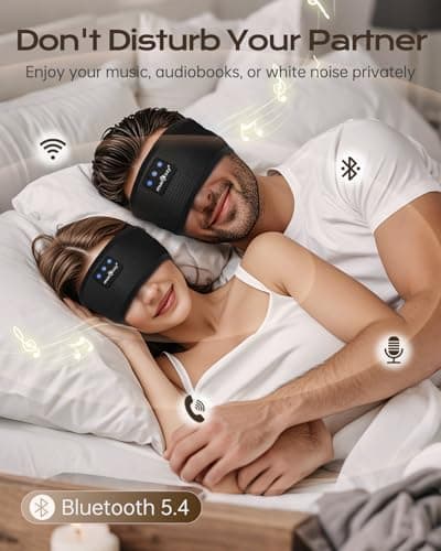 MUSICOZY Sleep Headphones Headband for Side Sleepers Bluetooth 5.4 — view 6