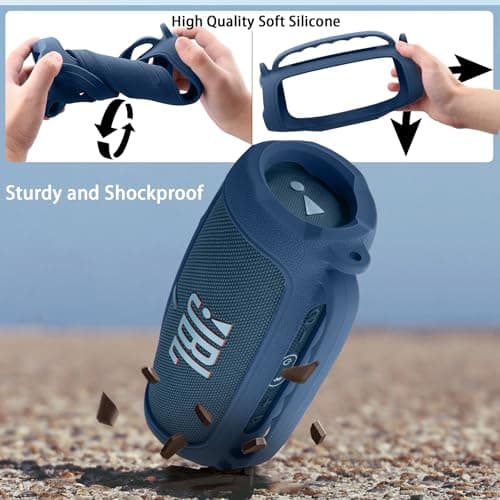 co2CREA Silicone Case for JBL Charge 5 WiFi and Bluetooth Speaker — view 5