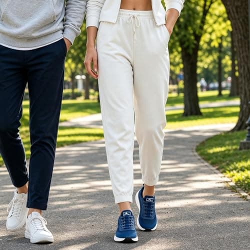 Aomigoct Womens Comfortable Walking Shoes: Reduce Foot Burden 40% for Travel Shopping - 8-Hour Walking Comfort for Commuting Women - Lightweight Sneakers, Blue, 5.5 UK — view 3