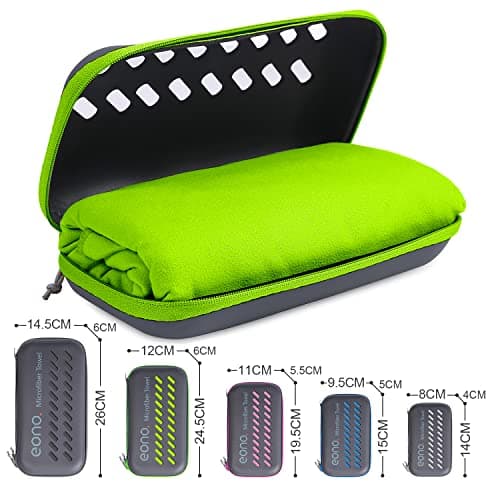 Eono Microfiber Towel, Ultra Absorbent, Quick Dry, Super Light and Compact — view 4