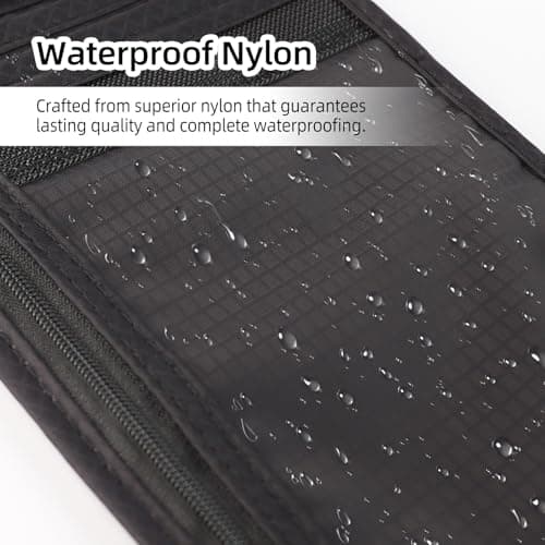 WYTNB RFID Blocking Neck Pouch, Waterproof Passport Holder Neck Wallet — view 3