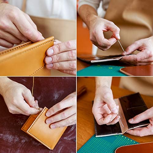 Leather Repair Kit 11PCS Leather Sewing Tools Waxed Thread and Needles — view 4