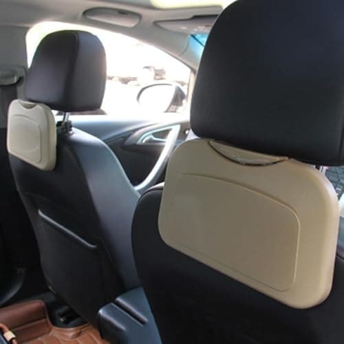 Plastic Car Rear Table Tray 25cm Foldable Design(Beige) — view 2