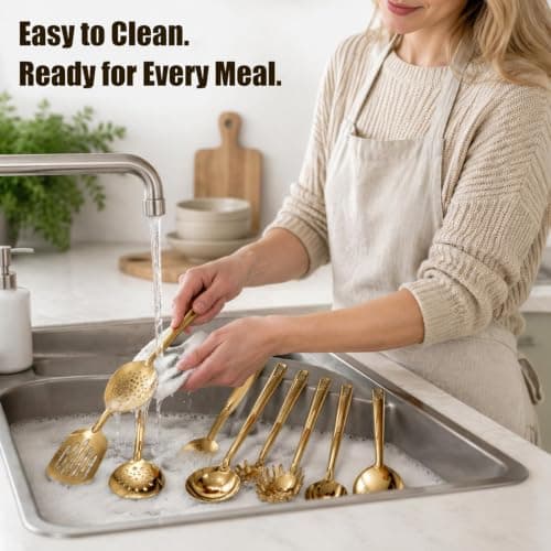 11 Pcs Stainless Steel Kitchen Utensil Set, Cooking Utensils Set — view 6