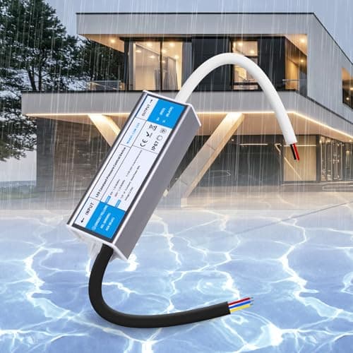 SUCIKORIO LED Driver 240V to 12V 12W Transformer Waterproof IP67 Outdoor