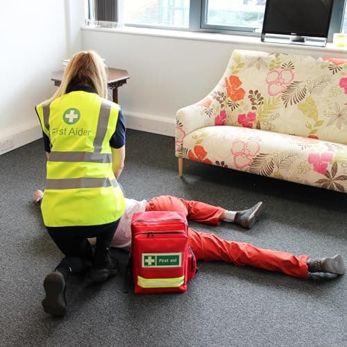 EVAQ8 First Aid Backpack for Schools to British Standard BS8599-1 - Emergency First Responder Grab Bag — view 3