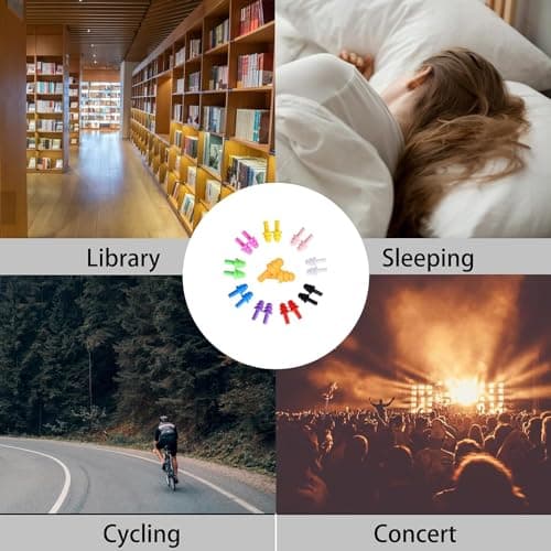 DERDOUT - Ear Plugs for Sleep – Super Soft, Reusable Hearing Protection in Flexible Silicone for Noise Reduction & Flights - 10 Pairs — view 6