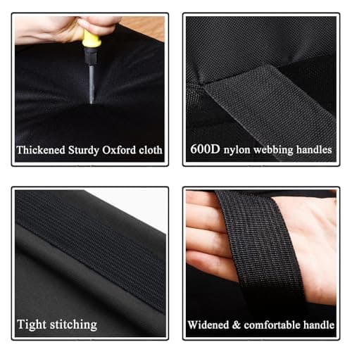 KXF 120L Large Capacity Storage Bag Waterproof Heavy Duty Moving Bag Sturdy Space Saver Saving Organiser Underbed Storage Organizer Large Clothes Box Packing Boxes for Duvet Blankets Bedding — view 4