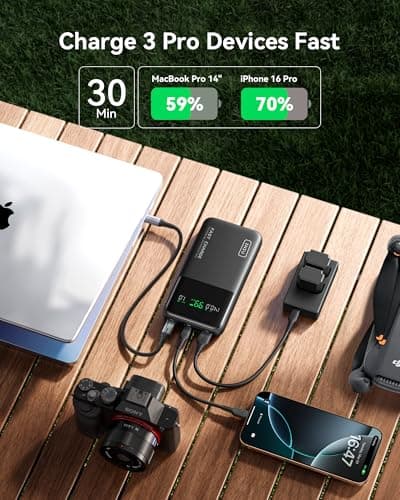 INIU Laptop Power Bank, Compact 27000mAh 140W Fast Charging Battery Pack — view 2